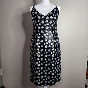 Black Halo Amorie Sequined Star Dress 14